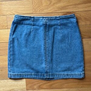 Classic Blue Denim Skirt